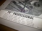 03231 03221 Toro 70 Professional