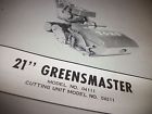 04211 04111 Toro 21 Greensmaster