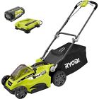 04215 Ryobi Volt Battery Operated Push Button Start Lawn 046396015297