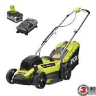 046396019806 Ryobi Push Lawn Mower Ah Included