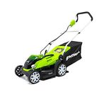 10025 Greenworks Cordless Lawn Mower Mulching Or Rear Bagging Does Not