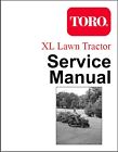 16-38 Toro Xl Lawn Garden Tractor Repair Service Manual Cd 12-38 15-44 Xhl