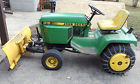 16-hp John Deere 316 Hydro Garden Tractor With 54-inch Plow Weights Onan