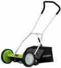 Iij-003 16-inch Greenworks 25052 Reel Lawn Mower With Grass Catcher 841821002893
