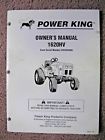 002004606 1620hv Power King Original Owners Manual From