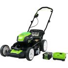 17866 Greenworks Lawn Mower Cordless Battery Included Ah Pro