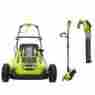 P1111-24x 18-volt Ryobi 16 In One Lithium Cordless Lawn Mower Trimmer Blower Combo Kit 046396016256