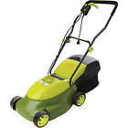 1875534287976-34lm Sun Joe Electric Lawn Mower With Grass Box 14 Inch Steel Blade Walk Behind Yard Cutter 714573901489