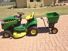 D110 19.50 John Deere Hp Hydrostatic 42 Riding Lawn Mower 175 Lb Spreader