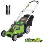 25302sc Greenworks Twin Force Cordless Lawn Mower 418210373218