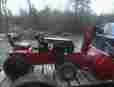 314-8 73402 Toro Wheel Horse Tractor Snow Blower And Mower Deck