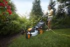 3833 Caster Wheeled Electric Lawn Mower Maneuverability Collapsible Handle 4043952223833