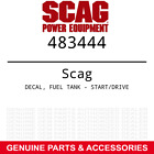 483444 Scag Genuine Decal Fuel Tank Part