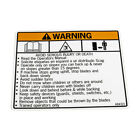 484321 Scag Warning Fuel Tank Decal Deck Turf Tiger Zero Turn