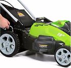 1x2ah 56336 Greenworks Cordless Lawn Mower 0707568256336