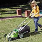 64368 Greenworks Cordless Lawn Mower Garden