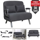 833-042 Bed Chair Twin Size Convertible Sleeper Loveseat Sofa 763250271407