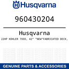 960430204 Husqvarna Oem 42 Fabricated