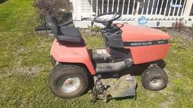 1614h Agco Allis Lawn Tractor Mower 14hp Kohler. Gas Engine Runs And Mows
