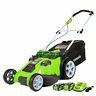 B00gx9wnp2 Greenworks New Cordless Lawn Mower Ah Batteries Included 7034246508436