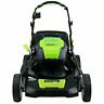 B01ca4q2qy Greenworks Pro Cordless Lawn Mower Two Batteries Included 7034246509679