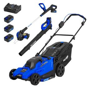 Tma-0560 Bilt Hard 17 Inch 40v Battery Brushless Cordless Lawn Mower 3-in-1 String Trimmer Leaf Blower