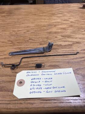 690783 Briggs & Stratton 691829 Used Oem Governor Control Lever #690783 Link #691829 And