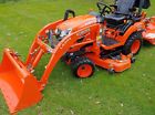 Bx2380 Kubota Diesel Loader Tractor With Deck And Brush Hog