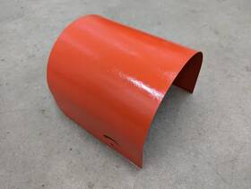 C46478 Case Ingersoll C16940 Used Snow Blower Deflector Blasted And Painted