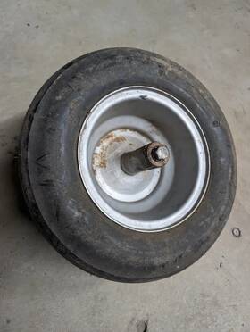 C37855 Case Ingersoll Used Tail Wheel Assy 16 X 6.50-8
