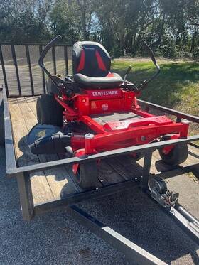 Craftsman 043033594542 50 Inch Hydrostatic Zero Turn Mower 24hp Engine Used