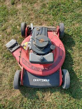 131-921330 Craftsman 80s Vintage 1989 Lawn Mower Rare For Parts Collection Or Repair