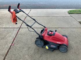 15139942 Craftsman 19 Inch Electric Lawn Mower With 50ft Cord Adjustable And Foldable Handles