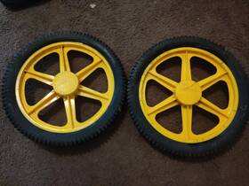181381 Craftsman 14 Inch X 2 Mower Wheel Yellow