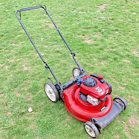 247.37030 Craftsman Used 21 Inch Precision Cut Push Mower With Briggs And Stratton 140cc Engine