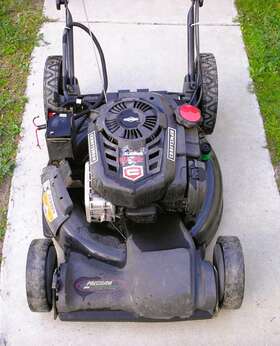 247.377440 Craftsman Electric Start Fwd Mulch/bagger 7.25 Briggs And Stratton Motor