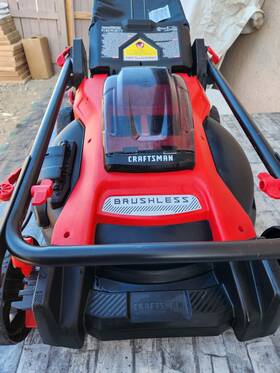 2xv20 Craftsman Brushless Rp Self-propelled Cordless Lawn Mower Light Used