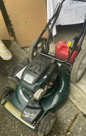 917.377422 Craftsman 6.5 Horsepower 22 Inch Side Discharge Power Propelled Gas Lawnmower