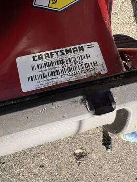 917.378870 Craftsman 6.75 Hp 21 Inch Self-propelled Mulcher Lawn Mower Fwd
