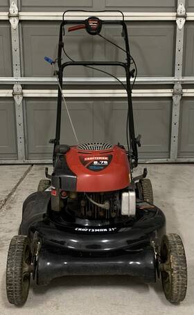 917370722 Craftsman 21 Inch Gas Self-propelled Lawn Mower Good Condition