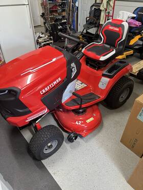 Cmcrm233303 Craftsman 42 Inch Electric Riding Mower