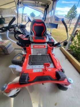 Cmcrm233401 Craftsman Zero Turn 42 In Battery Powered Brushless Mower 56v Max Lithium-ion 51