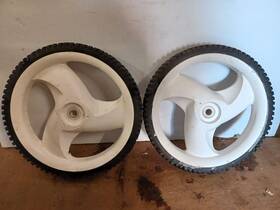 Tb194536 Craftsman Husqvarna 194536 Pair Of Oem Snapper Rear Lawn Mower Wheels Bb193930