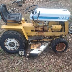 K241a Cub Cadet 1968 104 Garden Tractor Engine Gasoline 12v Rotary Yellow White