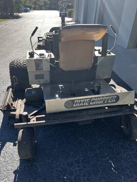 Xxw4000 Dixie Chopper Riding Lawn Mower 72 Inch Cut Kawasaki Engine Silver Black
