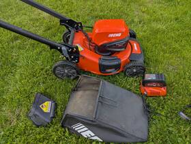 Dlm-2100spc2 Echo Self-propelled Mower 21 Inch 56v Li-ion Cordless With Battery Charger Used 2-3x