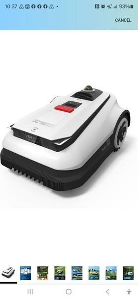 A3000 Ecovacs Goat Lidar Robot Lawn Mower Dual-lidar Navigation Suitable For 3/4