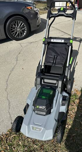 Ego 195532100127 Power Battery Powered 21 In Push Mower Non Self Propelled