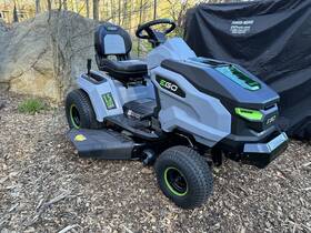 Tr4200 Ego T6 42 Inch Lawn Tractor Kit With 6 X 6.0ah Batteries Charger All-weather Cover