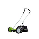 Greenworks 16 In Reel Mower With Bag 841821002893